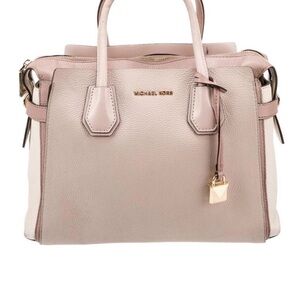 Michael Kors Blush and Cream Satchel